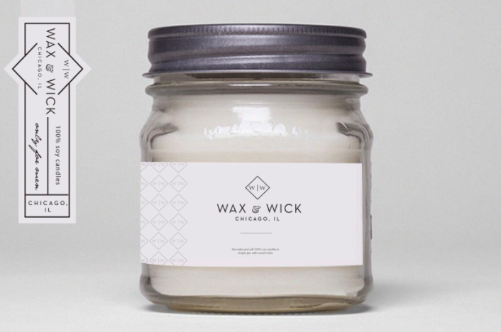 a minimal candle brand