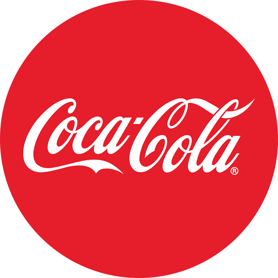 red disc coca-cola logo