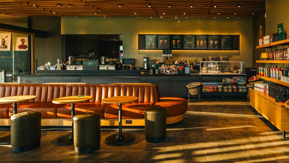 interior shot of a Starbucks
