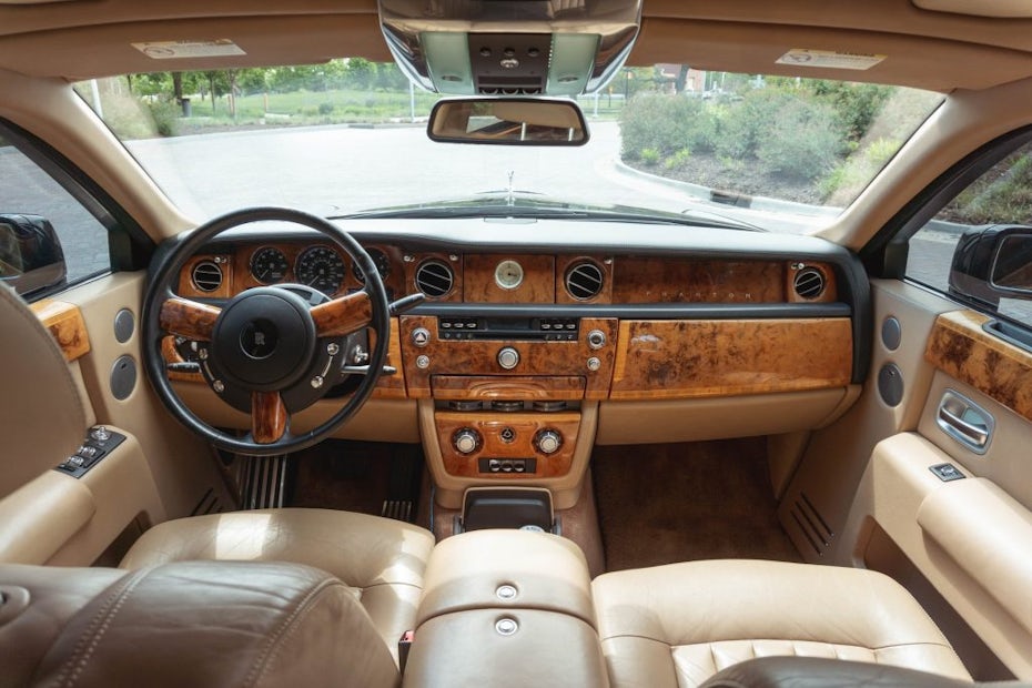 interior of a Rolls Royce