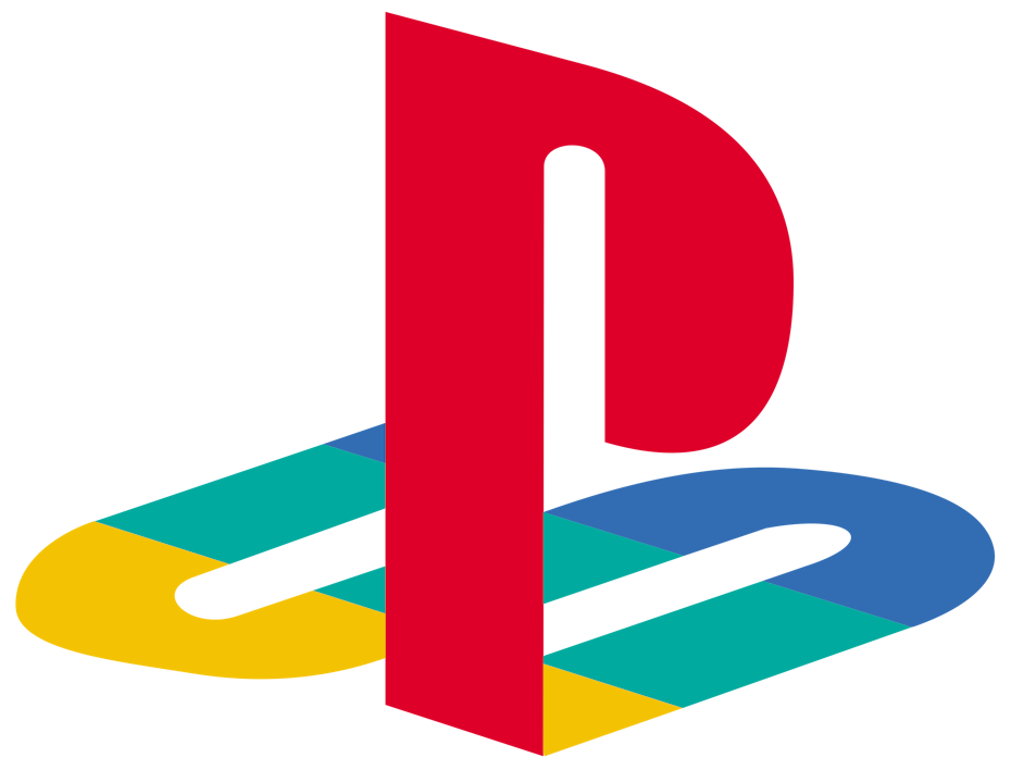 playstation logo in color