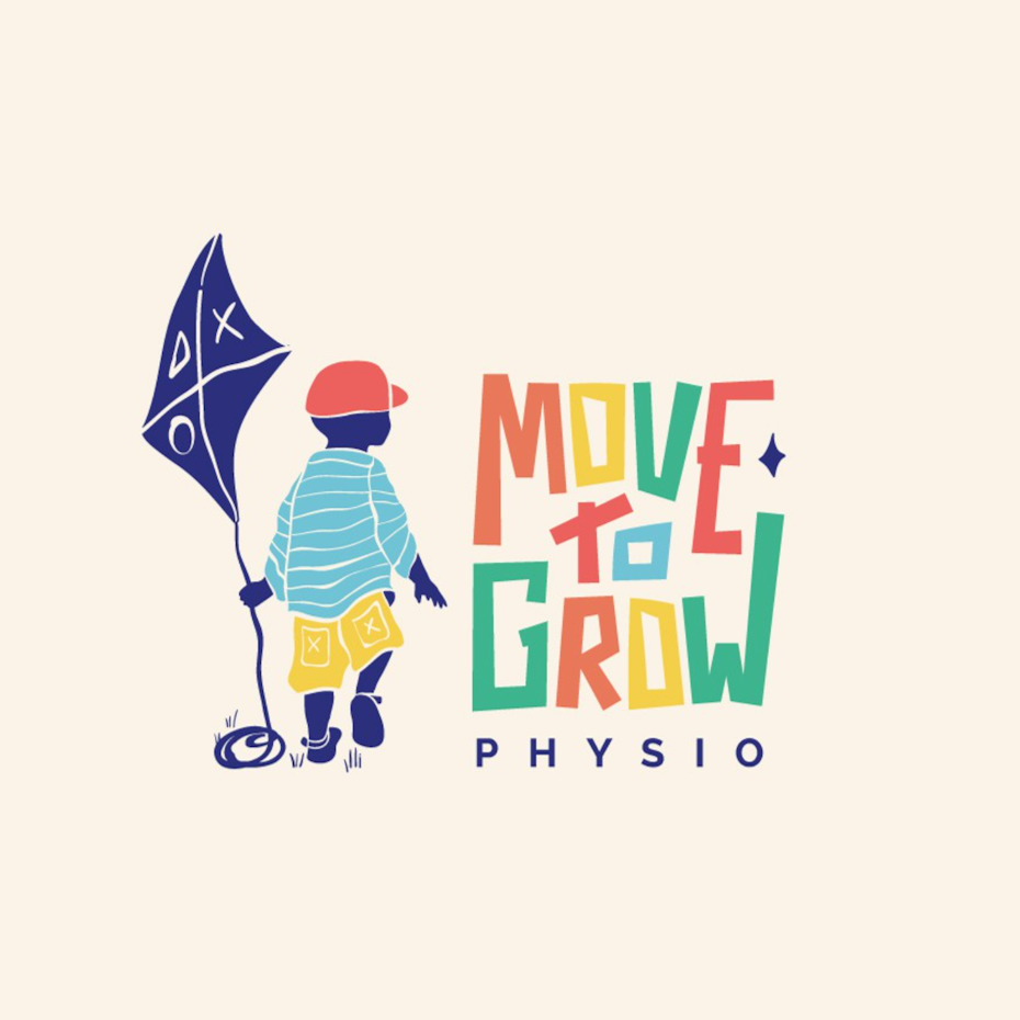 Colorful logo design for pediatric services brand