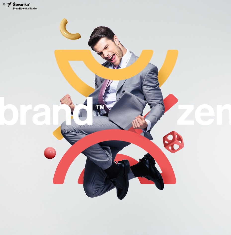 A logo design with a branding image for a consulting company