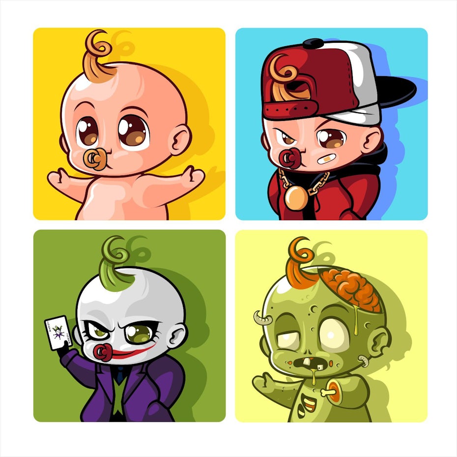 Dropbox Avatars  Illustration character design, Character design