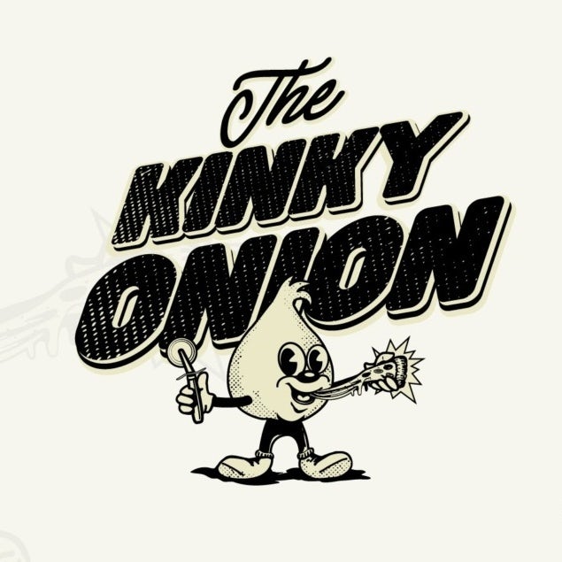 Onion character mascot logo design for restaurant