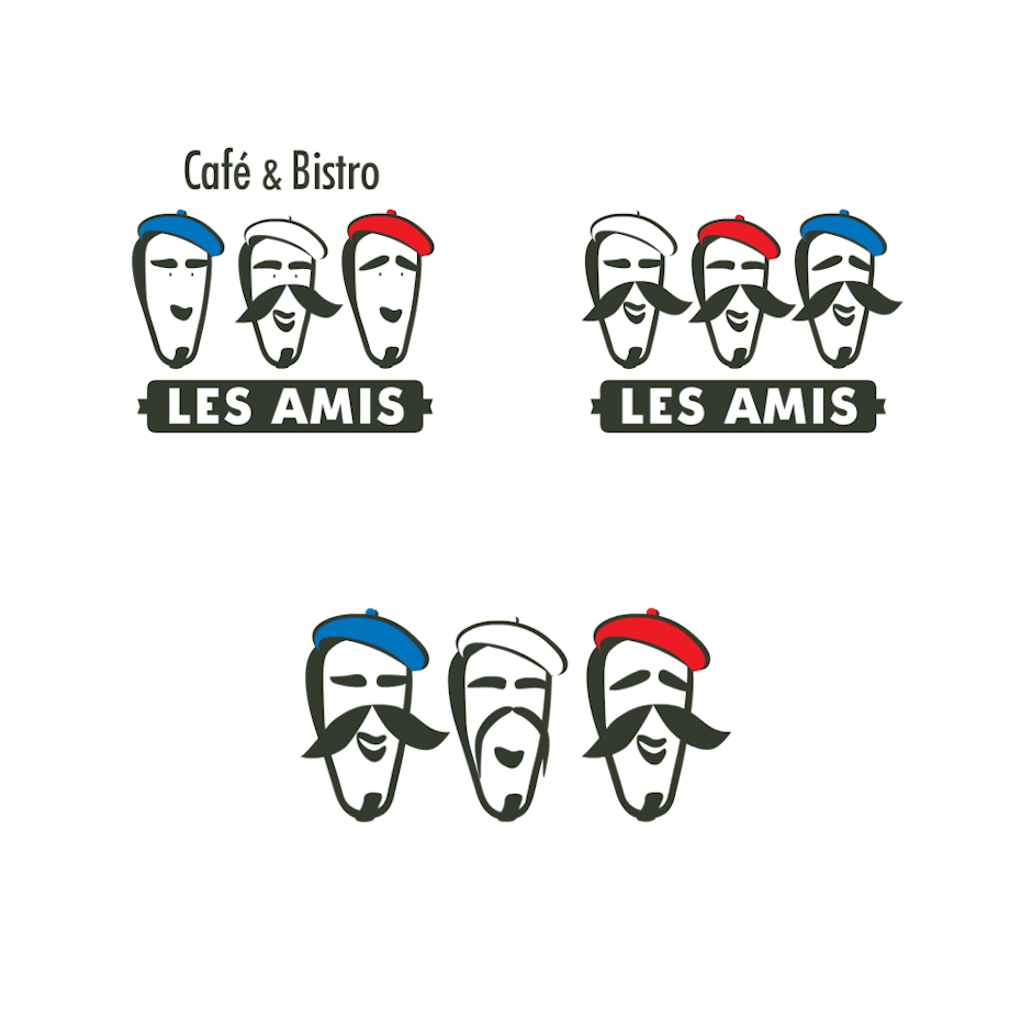 Best animated logos examples: Les Amis