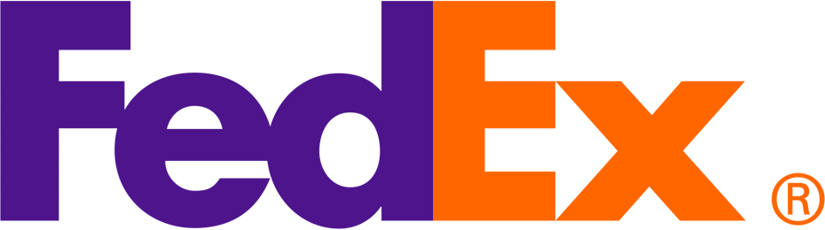 An image of the FedEx logo