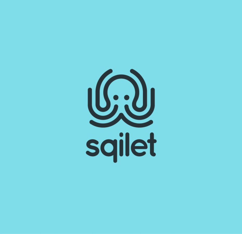 secondary logo variation for sqilet