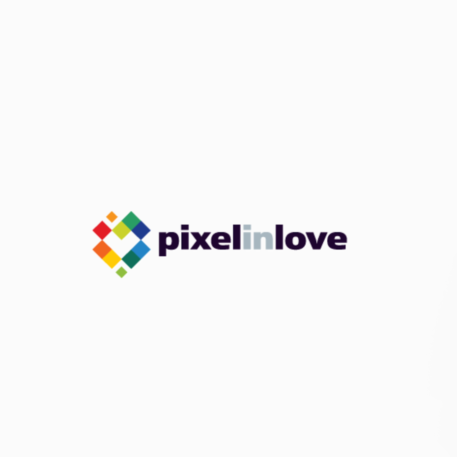 pixelinlove的主要logo变体