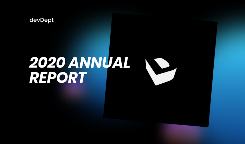 Annual report design cover example