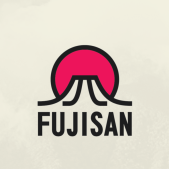 Logo design based on Mt. Fuji for japanese travel brand