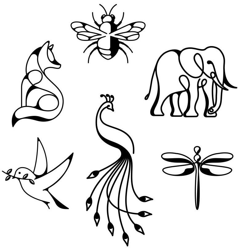 Illustration of animals