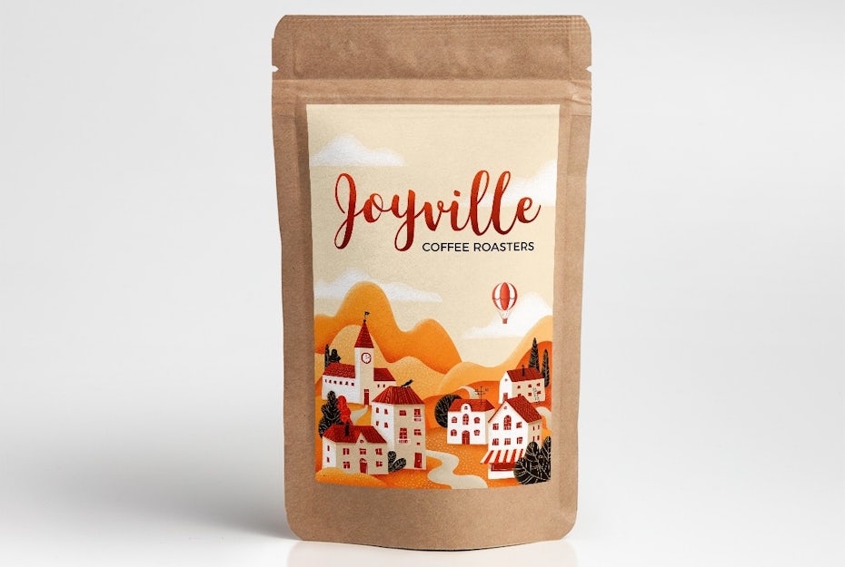 Joyville Coffee Roasters packaged in sealable paper bags