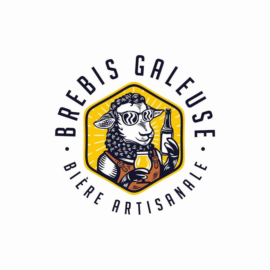 Logo design for French craft brewery