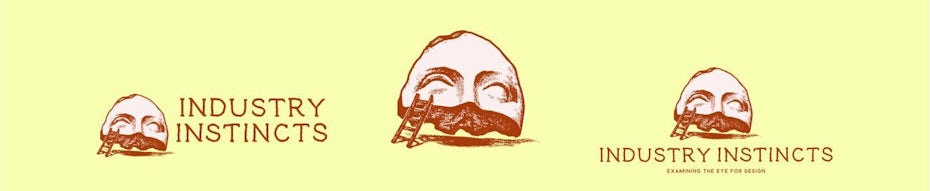 abstract logo design featuring monument-style face