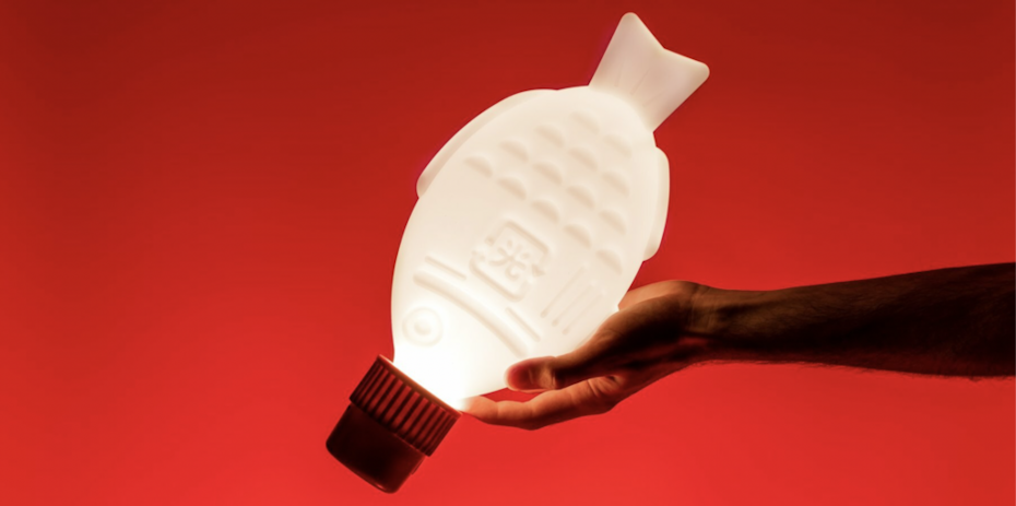 soy sauce lamp from Heliograf