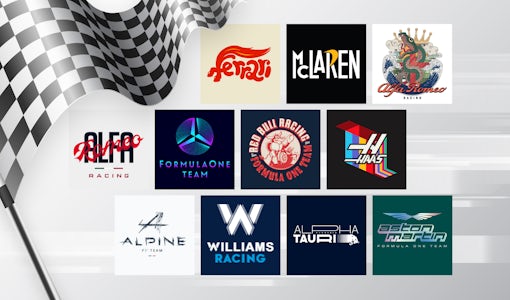 Berühmte F1-Logos in den Designtrends 2022