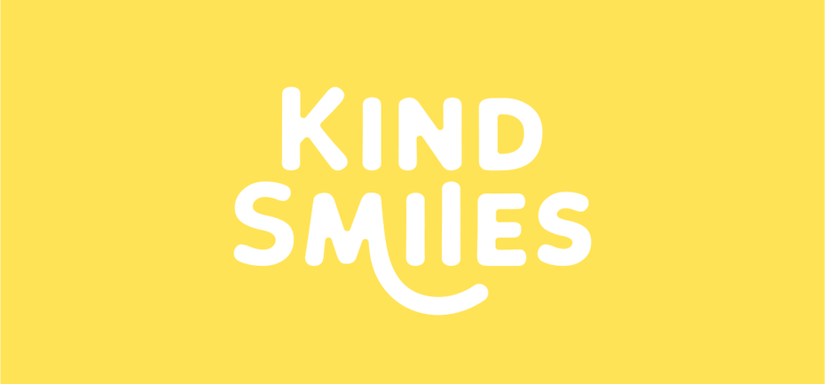 kind smiles watermark font including smiley face