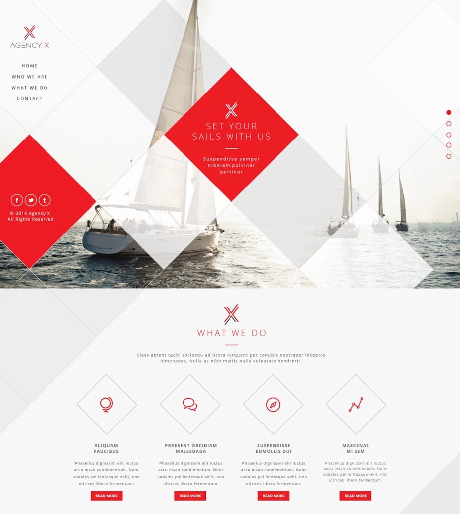 The 5 best types of website layouts: examples and guidelines - 99designs