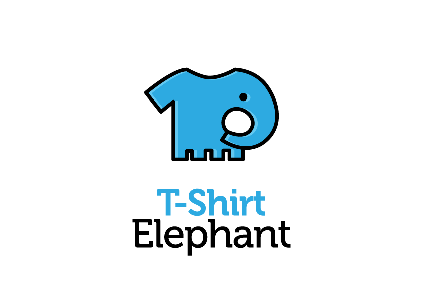 T-Shirt Elephant logo design