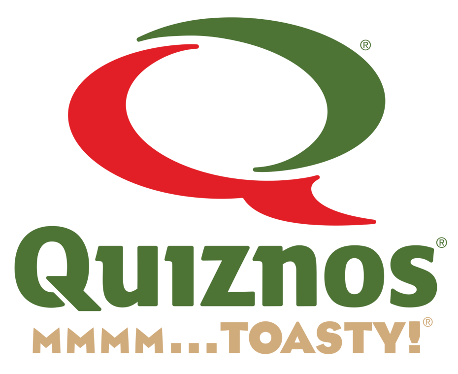 Logo color combinations example: Quiznos logo