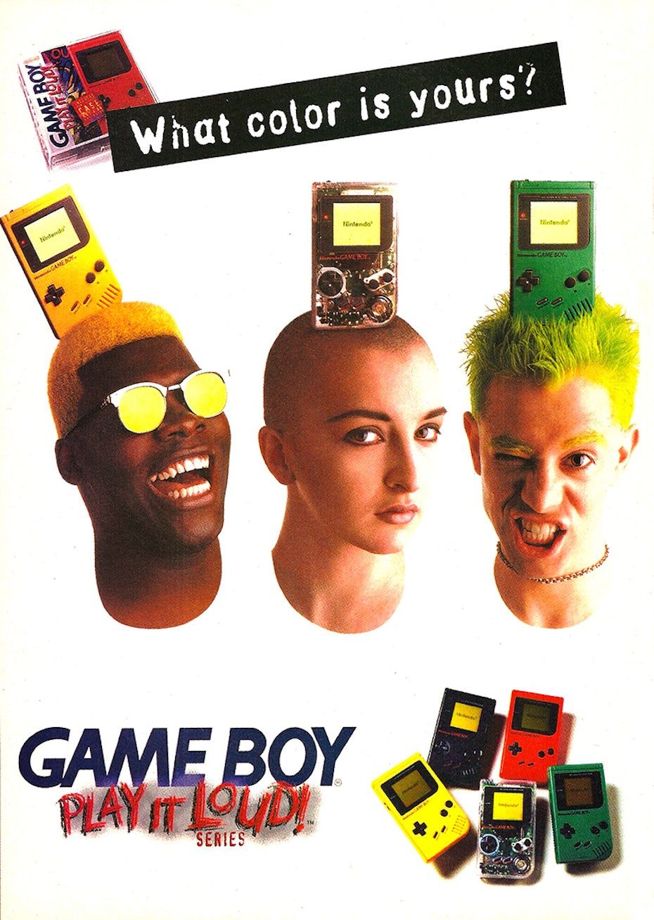 Game Boy平面广告