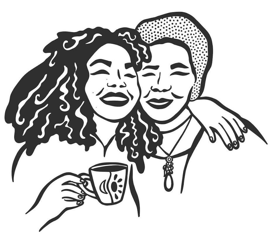 Mimo's Coffee founders: mother and daughter