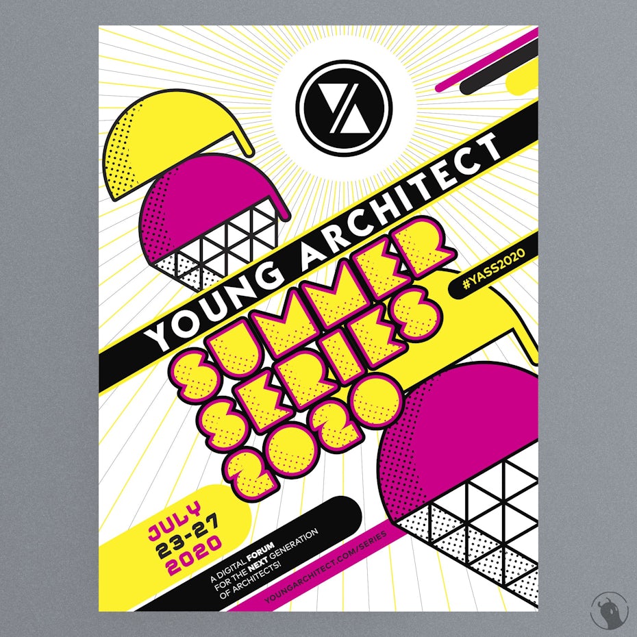 modern poster featuring text and ice creams