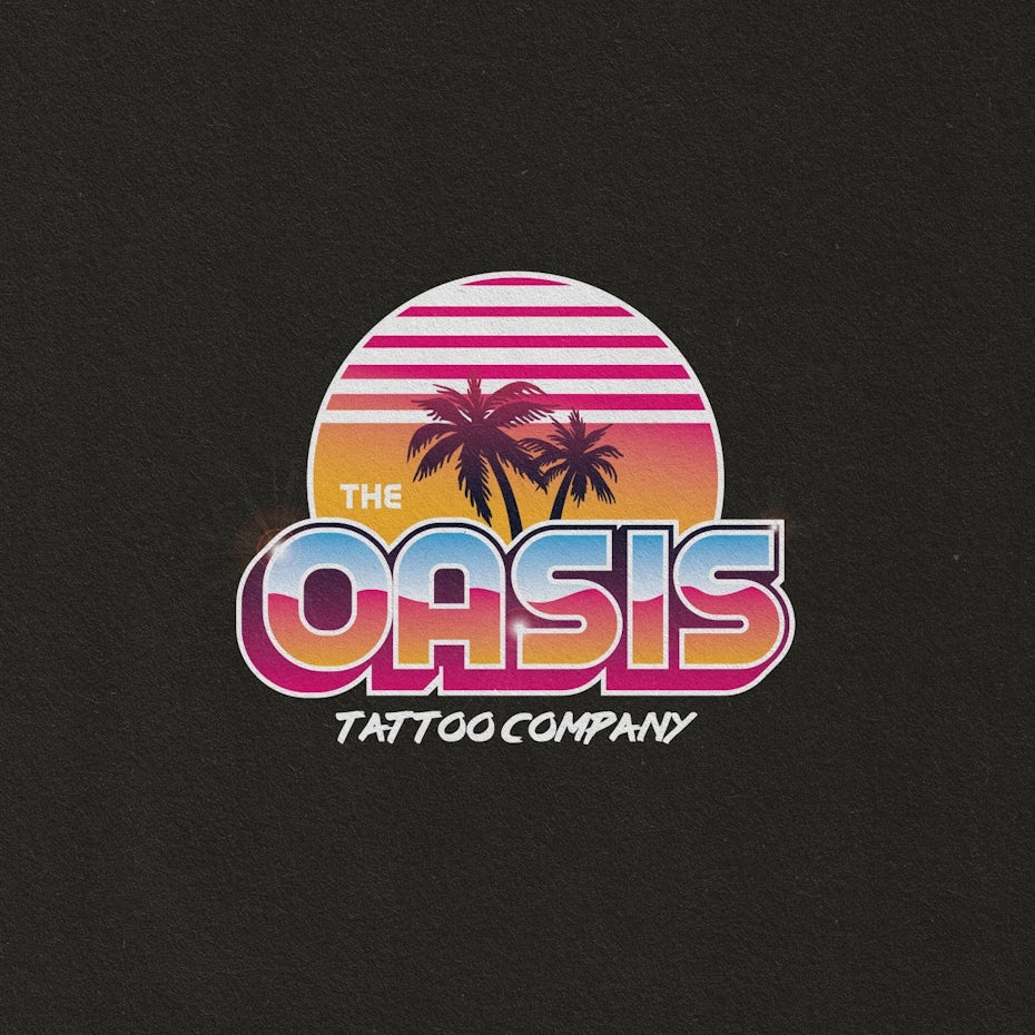 Oasis Tattoo Company logo