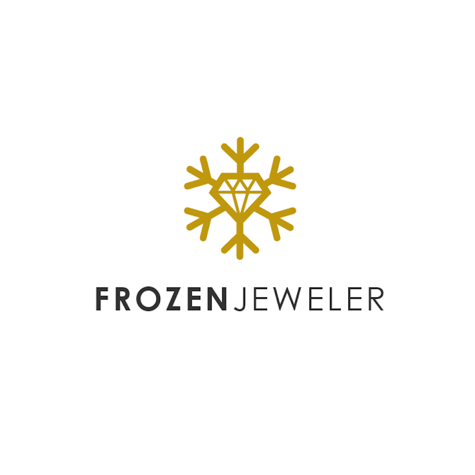 geometric logo of a diamond in a snowflake