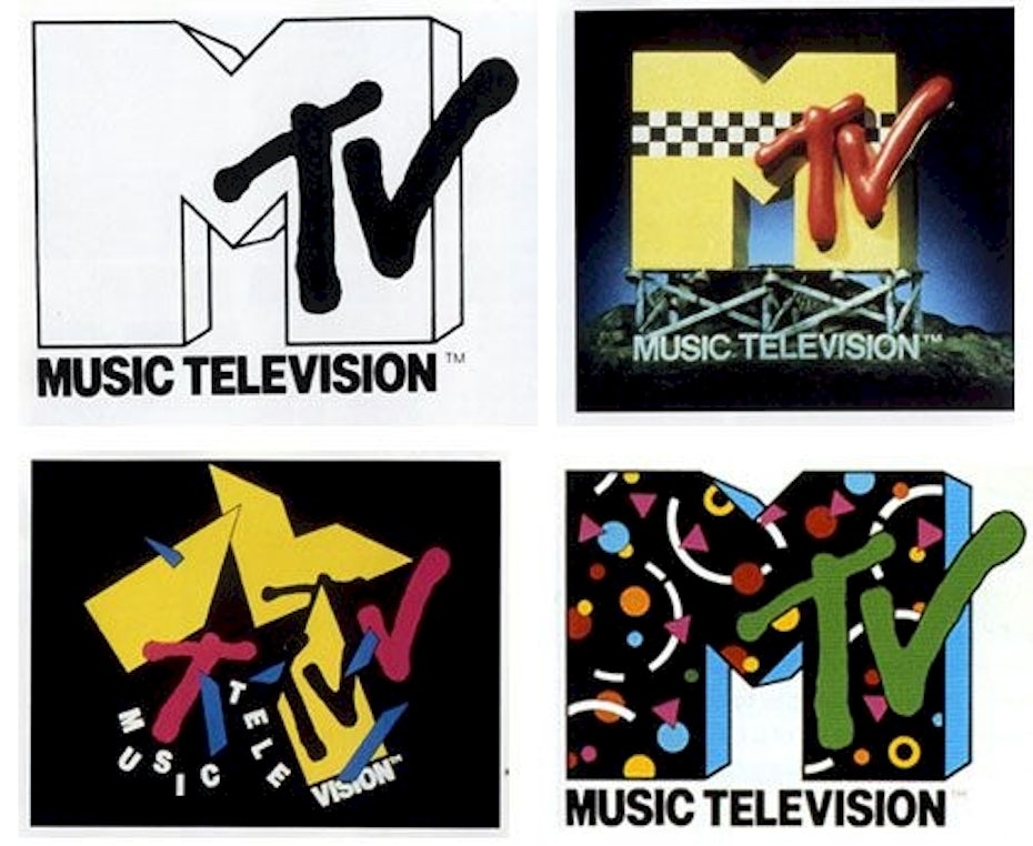 1980s MTV logos