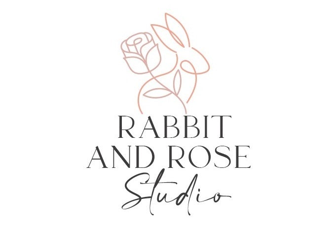 logo vs. branding: Rabbit and Rose logo