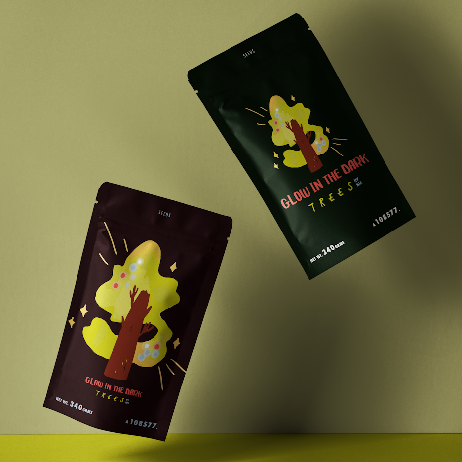 Packaging design mockup featuring logo by ananana14