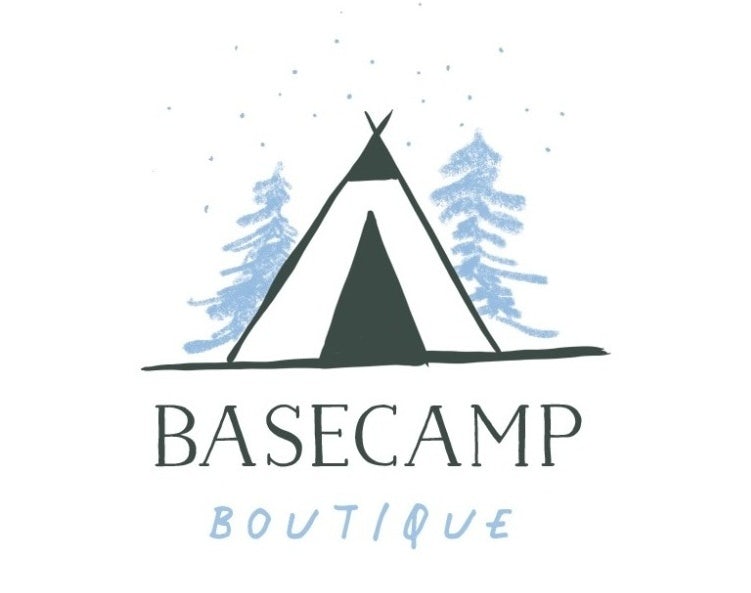 tent in the wood hand drawn illustration for camping logo