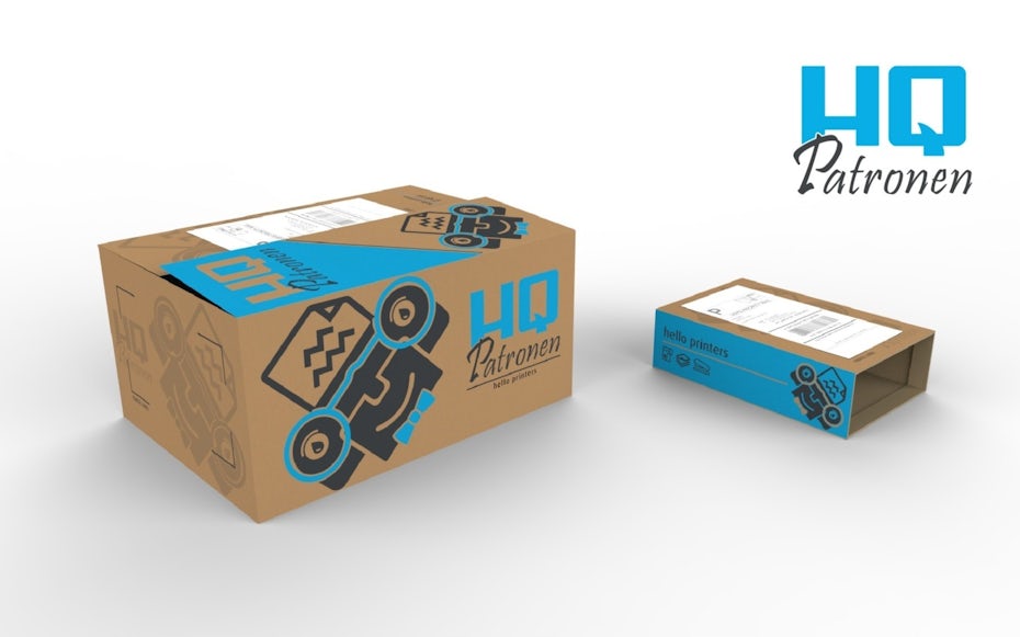 Custom shipping box design