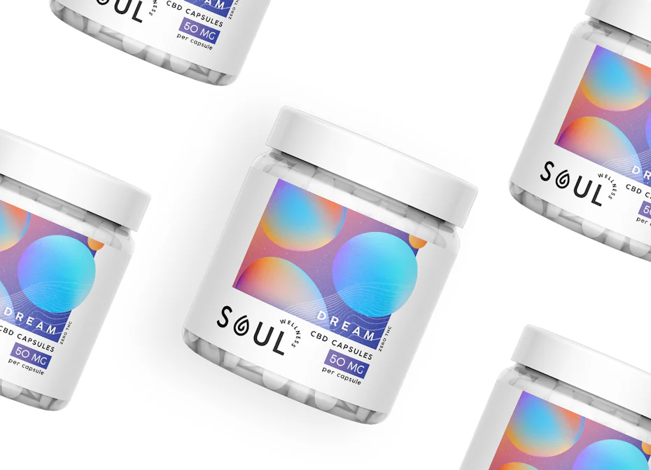 Pharmaceutical label design with abstract gradients