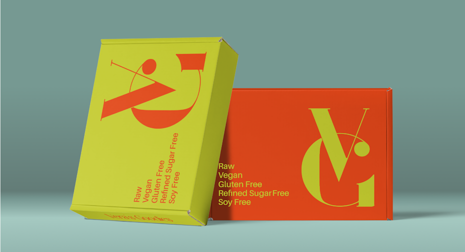 Packing design trends 2023 example: Vera Goodies packaging