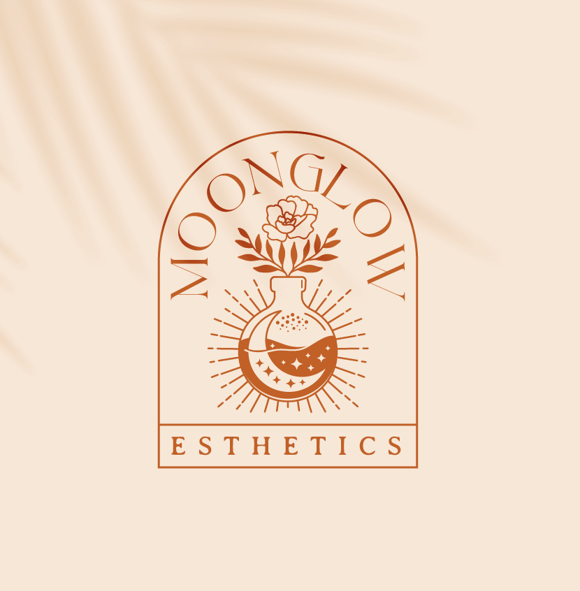 Mystic logo design for botanical skincare brand]