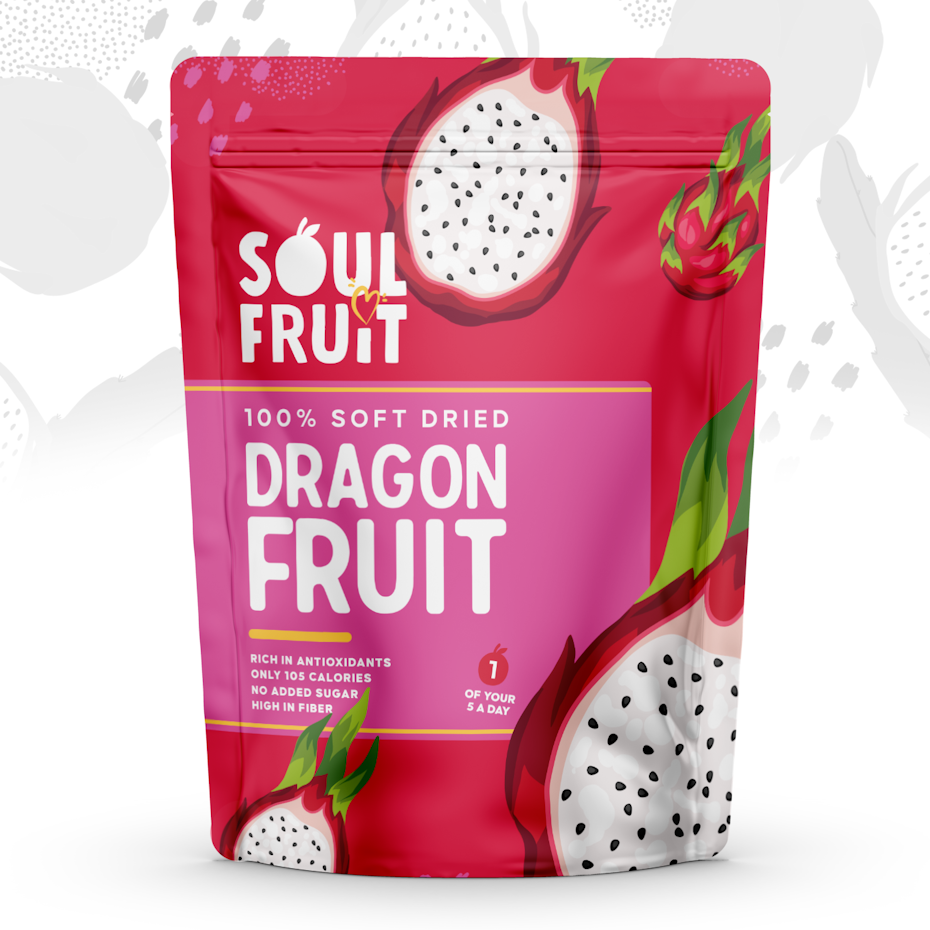 envases para snack de fruta de dragón