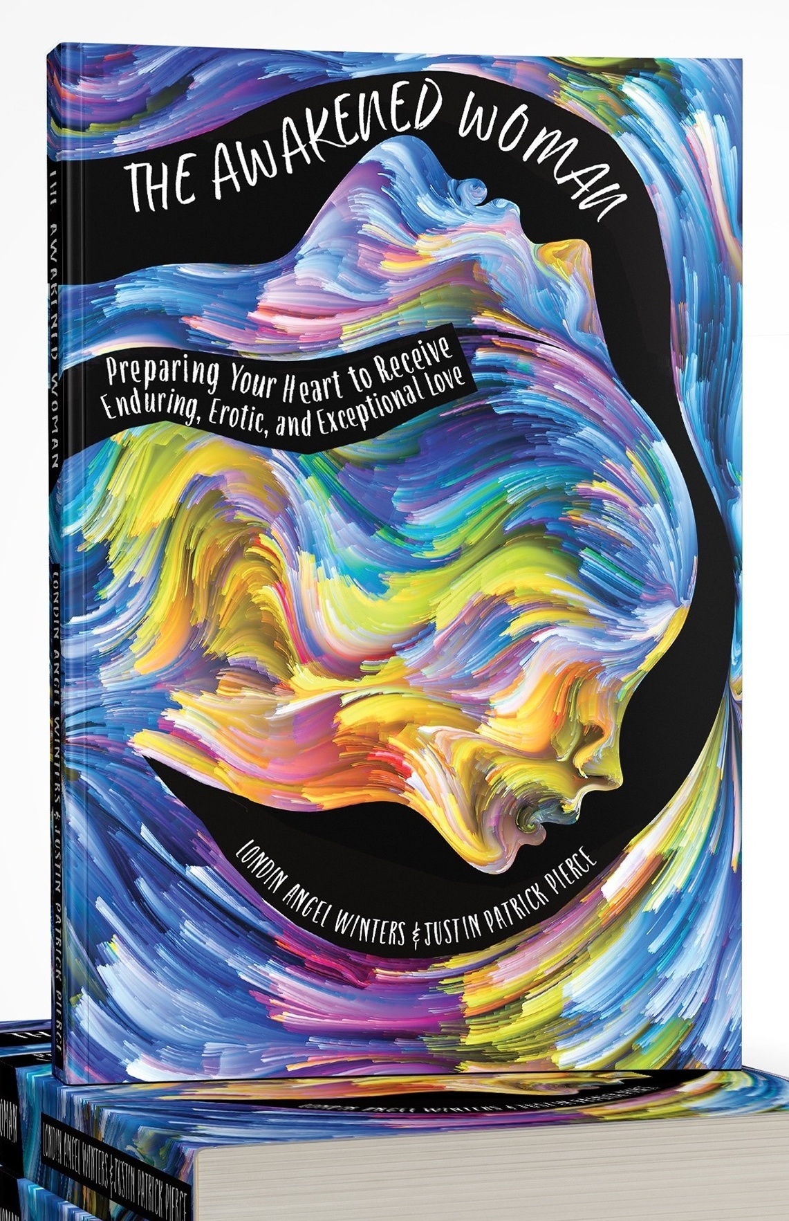 book cover design trends: abstract illustration of a person in paint-like style