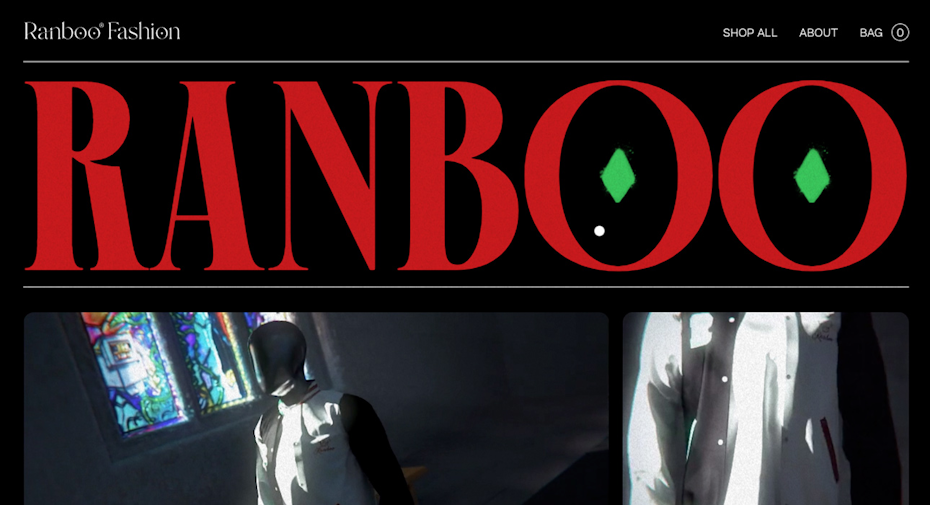 huge red text in gothic style that reads Ranboo