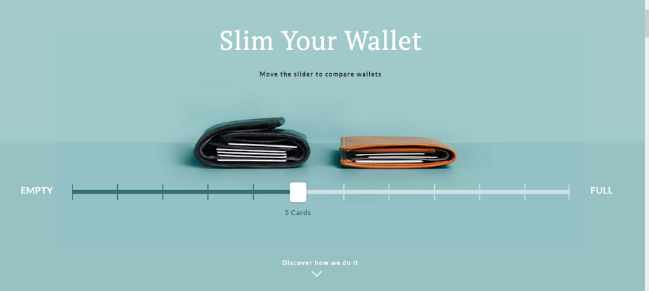 Tendencias de comercio electrónico inmersivo - dos carteras en cuero verde azulado y tostado con diferentes capacidades