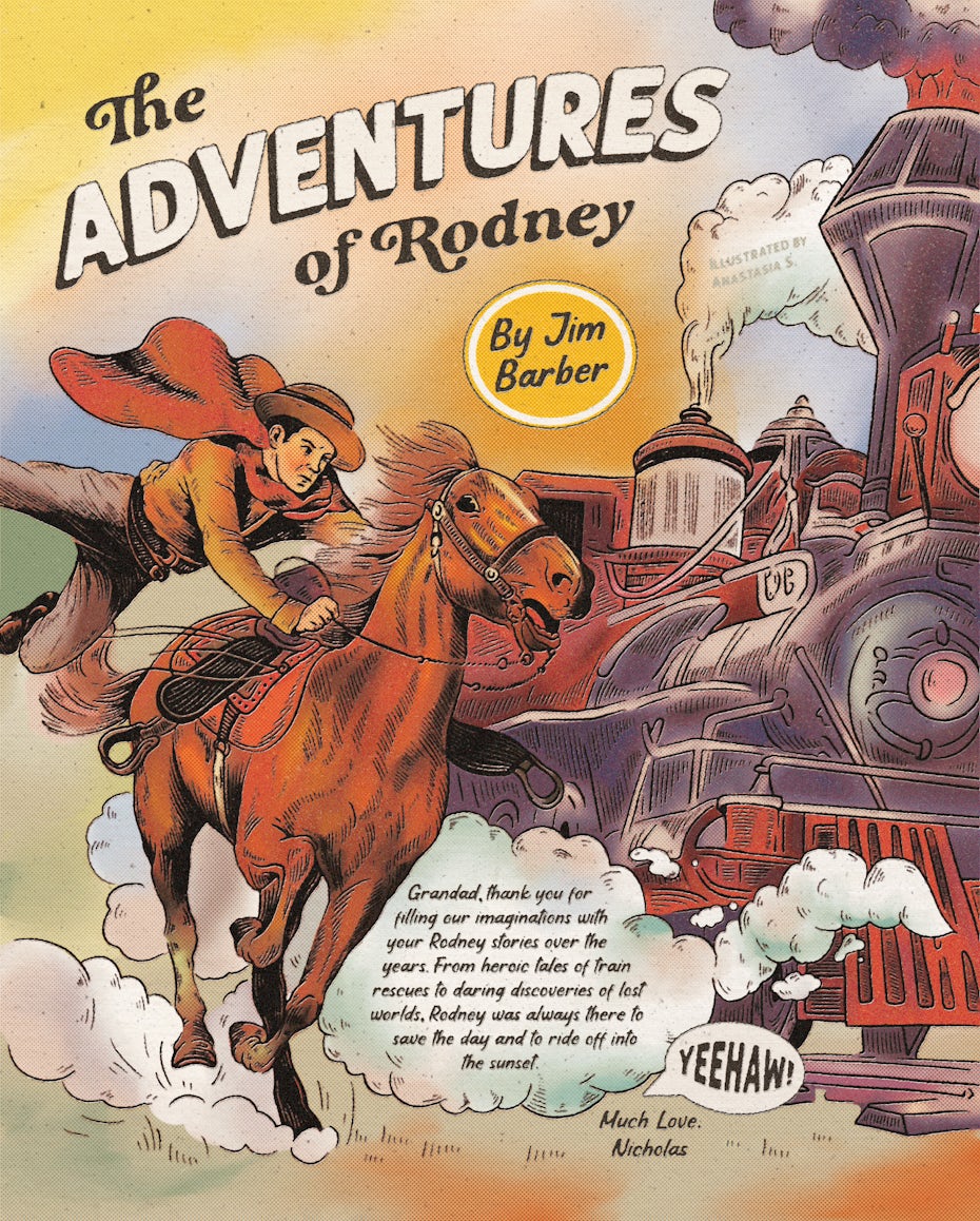 traditional-style poster for cowboy tale