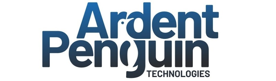 'Ardent Penguin' logo featuring a penguin in negative space