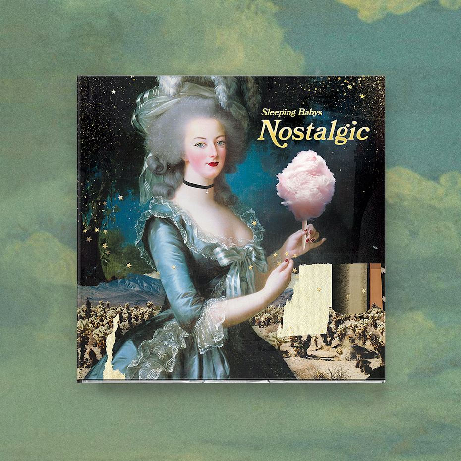 专辑艺术与18世纪的女王与棉花糖