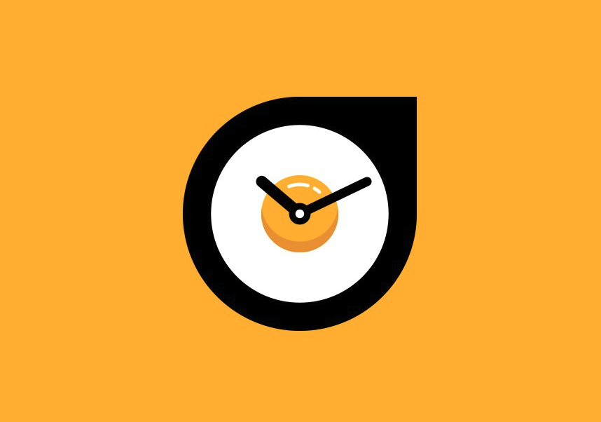 logo of clock