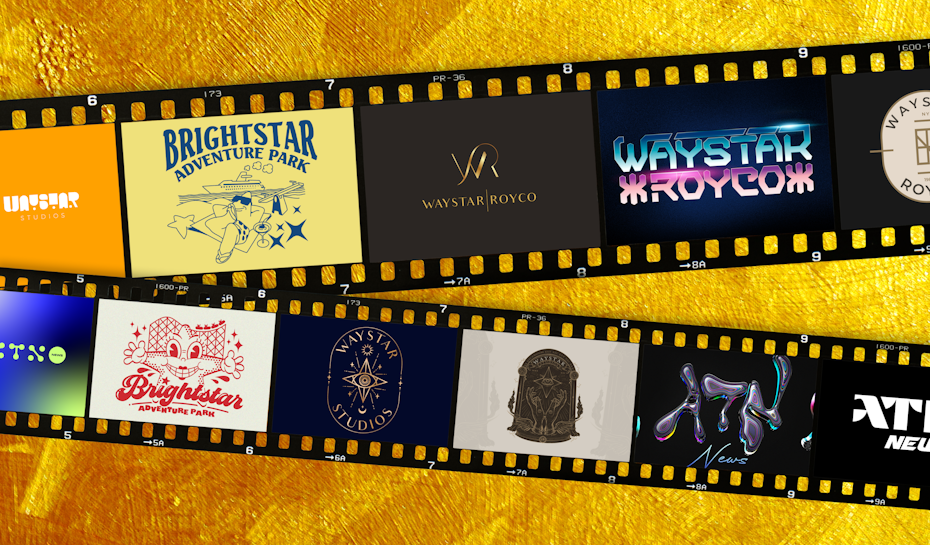film roll with reimagined logo designs for waystar brands