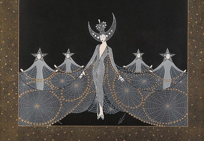 Queen of the Night by Erté