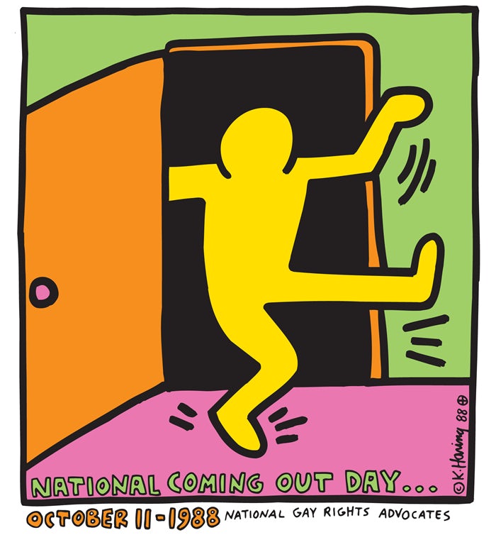 Keith Haringâs National Coming Out Day