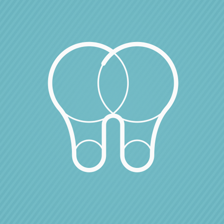 Alders Mondzorg light bulb tooth dental logo